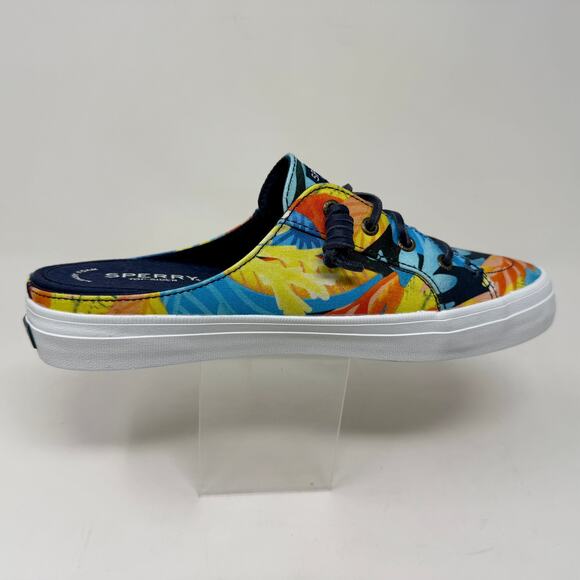 Sperry Top Sider Mule Canvas Slip On Cute Floral Womens 9M K.8.7 - Picture 6 of 13